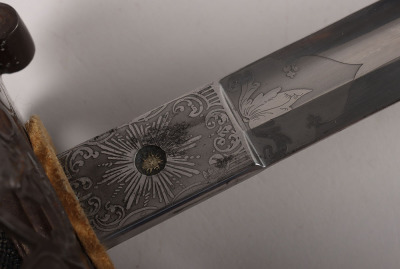 An 1827 Pattern Rifle Officers Sword of the Cambridge University Rifles c.1866-7 - 6