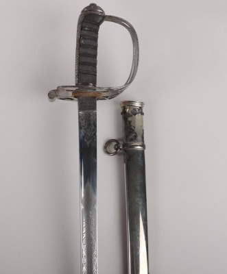 An 1845 Pattern Rifle Officers Sword of Edward Tatton Pakenham, Captain. KRRC and Hon. Major. 3rd Battalion Royal Irish Rifles, by HENRY WILKINSON PALL MALL LONDON No.25316 - 2