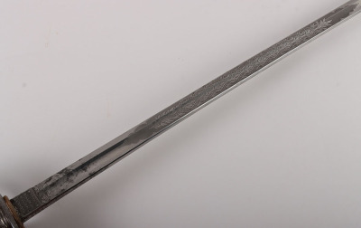 An 1845 Pattern Rifle Officers Sword of Edward Tatton Pakenham, Captain. KRRC and Hon. Major. 3rd Battalion Royal Irish Rifles, by HENRY WILKINSON PALL MALL LONDON No.25316 - 5