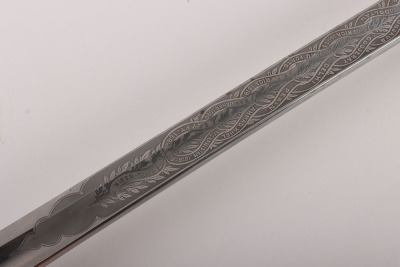 An 1845 Pattern Rifle Officers Sword of Edward Tatton Pakenham, Captain. KRRC and Hon. Major. 3rd Battalion Royal Irish Rifles, by HENRY WILKINSON PALL MALL LONDON No.25316 - 7