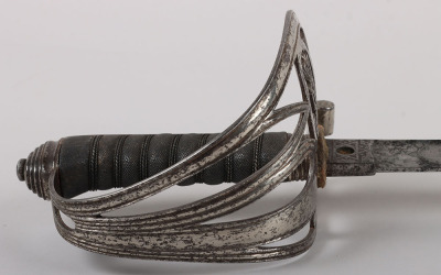 An 1845 Pattern Rifle Officers Sword of Edward Tatton Pakenham, Captain. KRRC and Hon. Major. 3rd Battalion Royal Irish Rifles, by HENRY WILKINSON PALL MALL LONDON No.25316 - 16