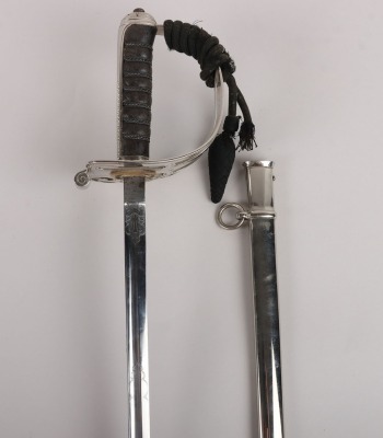 An 1845 Pattern Rifle Officers piquet weight sword of Edward Tatton Pakenham, Captain. KRRC and Hon. Major. 3rd Battalion Royal Irish Rifles by HENRY WILKINSON PALL MALL LONDON No.28115 - 2