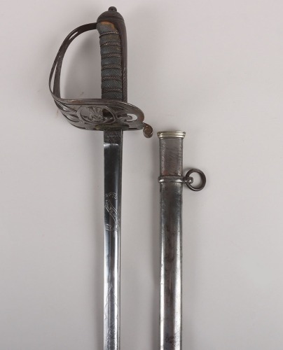 An 1854 pattern Rifle Officers piquet weight sword by WILKINSON PALL MALL LONDON No.25845