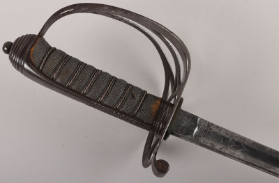 An 1854 pattern Rifle Officers piquet weight sword by WILKINSON PALL MALL LONDON No.25845 - 4