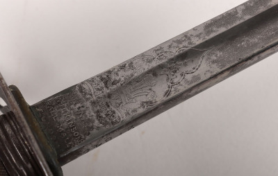 An 1854 pattern Rifle Officers piquet weight sword by WILKINSON PALL MALL LONDON No.25845 - 6