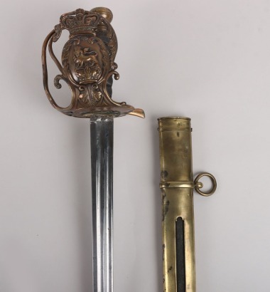 A rare 1814 Pattern Household Cavalry Officers dress sword