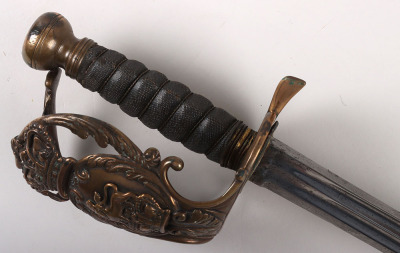 A rare 1814 Pattern Household Cavalry Officers dress sword - 4