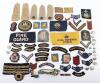 Quantity of Mostly British Cloth Insignia