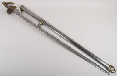 A scarce William 4th Officers Dress Sword of the Second Life Guards - 18