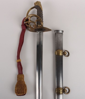 A scarce Victorian Officers Dress Sword of the Royal Horse Guards