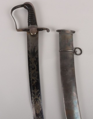 An unusual 1796 Pattern Light Cavalry Officers Sword by William and Samuel Dawes, Birmingham