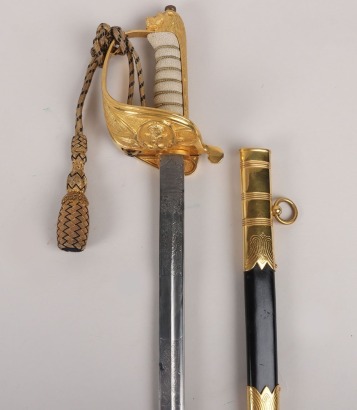 A George 5th Royal Naval Officers Sword by WILKINSON SWORD Co. Ltd. LONDON