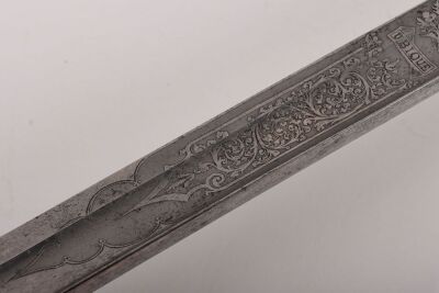A Victorian Royal Artillery Officers sword of Lieutenant Daniel Thomas Weaver, Royal Artillery by HENRY WILKINSON PALL MALL LONDON, No.13537 - 8