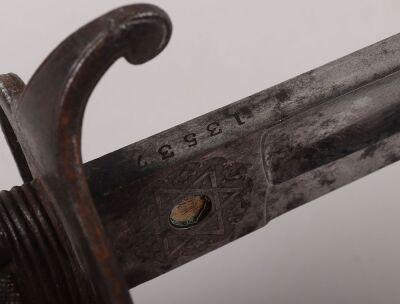 A Victorian Royal Artillery Officers sword of Lieutenant Daniel Thomas Weaver, Royal Artillery by HENRY WILKINSON PALL MALL LONDON, No.13537 - 9