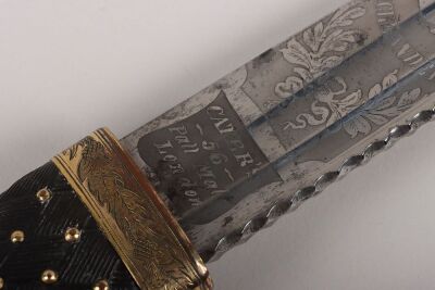 A Victorian Officers Scottish Highland dirk of the 72nd Highlanders, Light Company, c.1855 by CATER&rsquo;S 56 Pall Mall London - 18