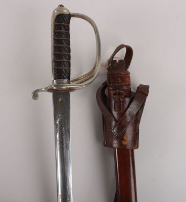 A good Edward 7th Royal Field Artillery Officers Sword of Hon. Col. George Ambrose Pinney M.C. and bar, R.F.A, ADC to Field Marshal Haig, by HENRY WILKINSON PALL MALL LONDON - 2