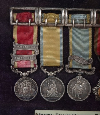 Victorian Group of 5 Miniature Medals Attributed to Admiral Edward Winterton Turnour, Whose Uncle was the 3rd Earl Winterton - 2