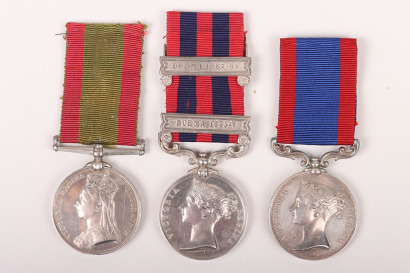 An interesting Collection of 3 Medals to a Father and Son, Both of Whom Served as Officers in the Indian Army, Bengal Infantry