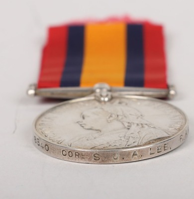 Queens South Africa Medal to the Royal Army Medical Corps, Killed in Action in 1917 During the Great War - 5