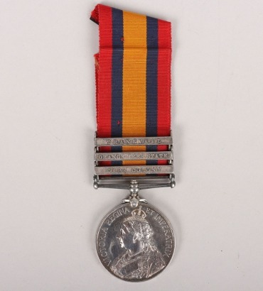 Queens South Africa Medal to Recipient in the Royal Army Medical Corps who also Served in the Imperial Light Horse