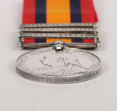 Queens South Africa Medal to the Royal Army Medical Corps - 5