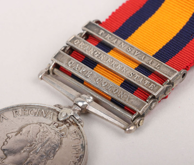 Queens South Africa Medal to a Recipient in the Royal Army Medical Corps - 7