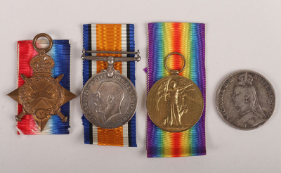 1st Day of the Battle of the Somme Killed in Action 1914-15 Star Medal Trio to the Princess Victoria’s Royal Irish Fusiliers - 2