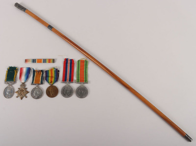 A Militia Long Service Medal Group of 6 Covering Service in Both World Wars - 8