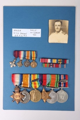 A Royal Navy Medal Group of 6 to an Engineer Captain Who Served in Both World Wars and was Decorated for his Service in Both Wars