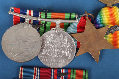 A Royal Navy Medal Group of 6 to an Engineer Captain Who Served in Both World Wars and was Decorated for his Service in Both Wars - 8