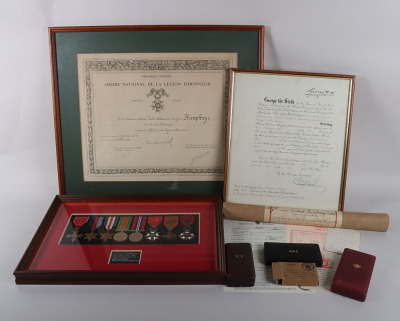 A Rare and Historically Important OBE Medal Group of 8, to One of the Founding Members of the Special Operations Executive (S.O.E) Who Went on to Command Both F and Later DF Sections and was Responsible for Setting Up Some of the Most Successful SOE Escap - 2