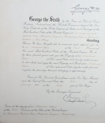 A Rare and Historically Important OBE Medal Group of 8, to One of the Founding Members of the Special Operations Executive (S.O.E) Who Went on to Command Both F and Later DF Sections and was Responsible for Setting Up Some of the Most Successful SOE Escap - 4