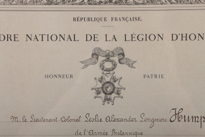 A Rare and Historically Important OBE Medal Group of 8, to One of the Founding Members of the Special Operations Executive (S.O.E) Who Went on to Command Both F and Later DF Sections and was Responsible for Setting Up Some of the Most Successful SOE Escap - 7