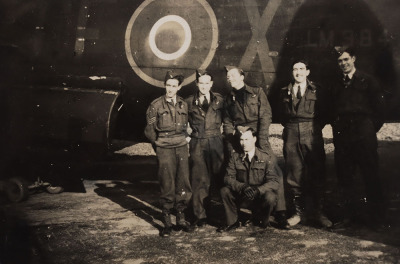 A Good WW2 1944 Bomber Command Distinguished Flying Cross Medal Group of 5 to Rear Gunner in 625 Squadron Who Flew 56 Operational Sorties - 6