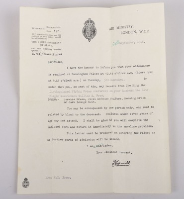 A WW2 Pathfinder Force Distinguished Flying Cross to a Recipient Who Was Killed in Action During a Bombing Raid on Konigsberg in August 1944 - 8