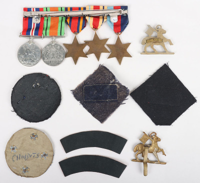 WW2 Queens Regiment ‘Chindits’ Medals and Insignia Grouping - 2