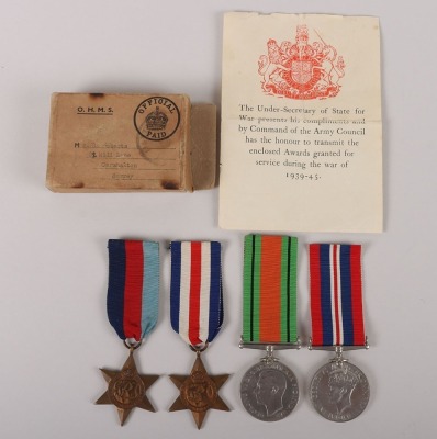 WW2 British Campaign Medal Group and Ephemera - 6