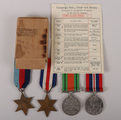 WW2 British Campaign Medal Group and Ephemera - 8