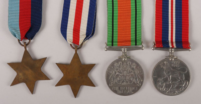 WW2 British Campaign Medal Group and Ephemera - 9