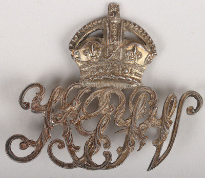 King George’s Yercaud Volunteers (?) Fine Quality Badge