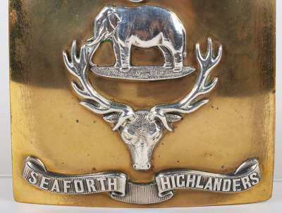 Seaforth Highlanders Officers Shoulder Belt Plate - 2