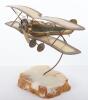 Large Trench Art Brass Model of a Royal Flying Corps Sopwith Camel - 2