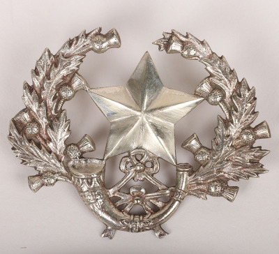 The Cameronians (Scottish Rifles) Officers Glengarry Badge - 3