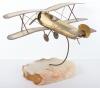 Large Trench Art Brass Model of a Royal Flying Corps Sopwith Camel - 3
