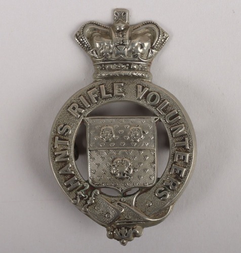 Victorian Hants Rifle Volunteers Glengarry Badge