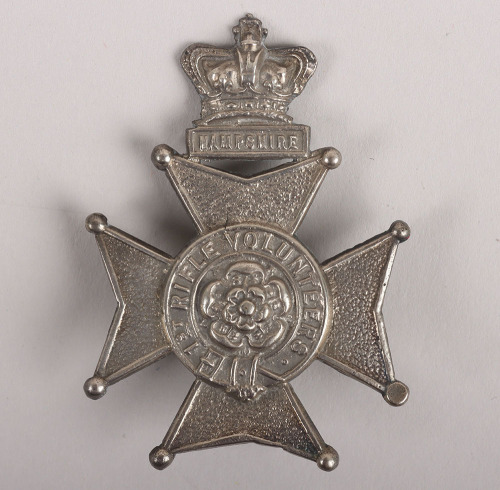 Victorian 1st Hampshire Rifle Volunteers Glengarry / Forage Cap Badge