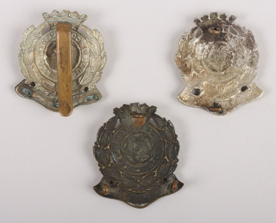 3x Early Pattern Duke of Connaughts Own Hampshire Regiment Badges - 2