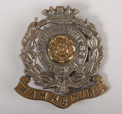 Duke of Connaughts Own Hampshire Regiment Pouch Badge