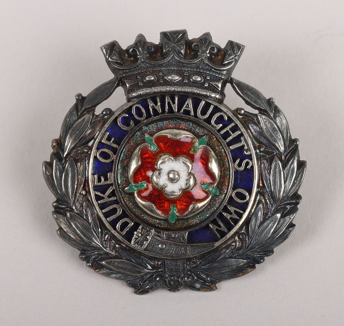 6th Duke of Connaughts Own Hampshire Regiment Officers Cap Badge