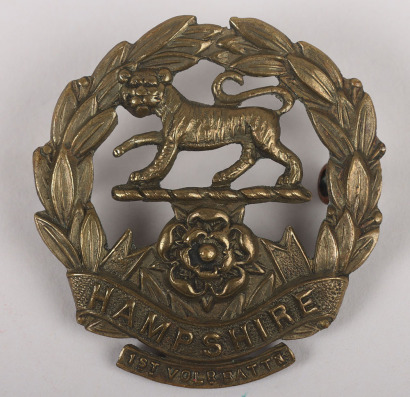 1st Volunteer Battalion Hampshire Regiment Cap Badge